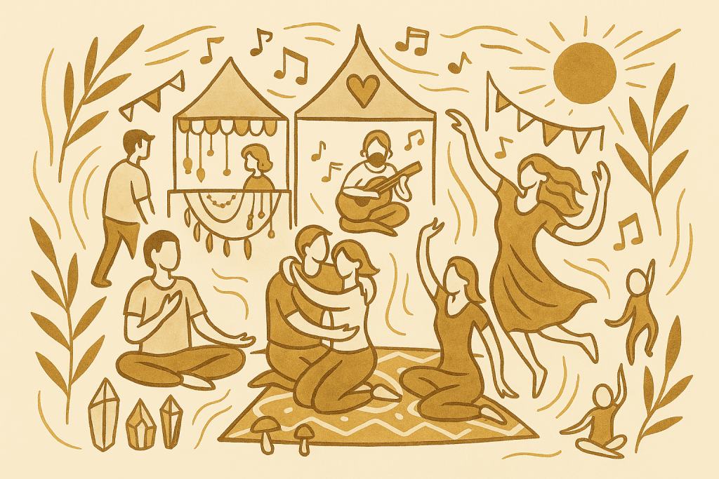 outdoor sacred events cacao mushrooms music art cacao sacred medicine